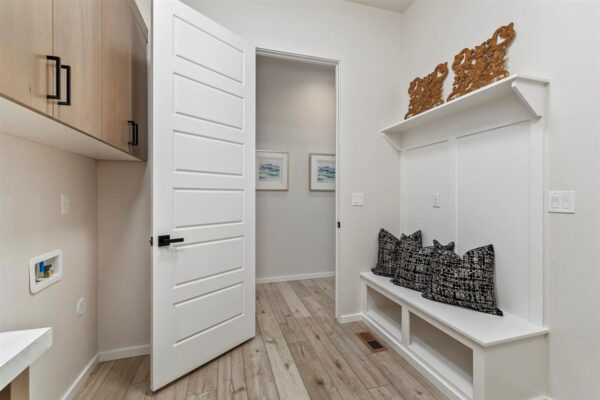 laundry room in new home