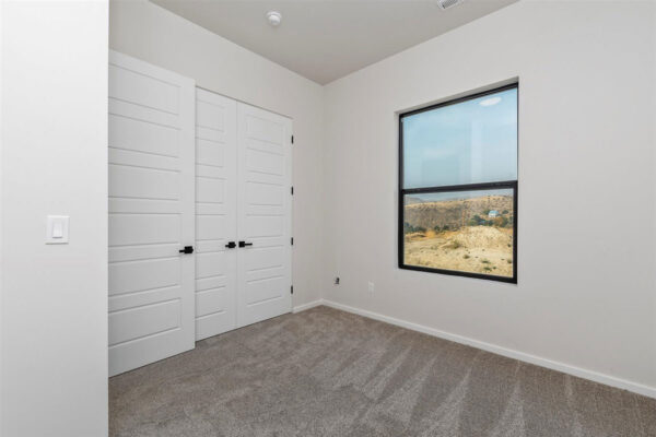 bedroom in new home